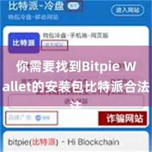 你需要找到Bitpie Wallet的安装包比特派合法